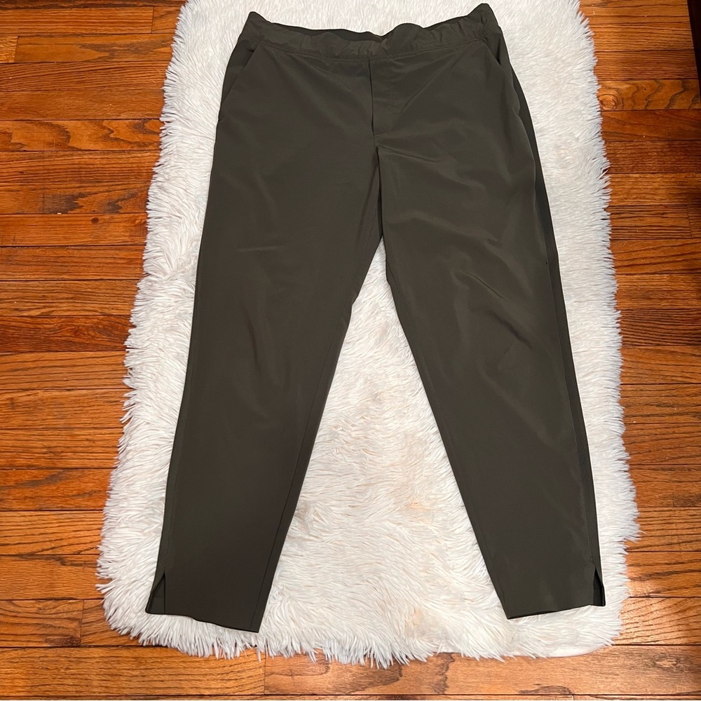 Athleta Olive Green Track Jogger Pants - Picture 9 of 15